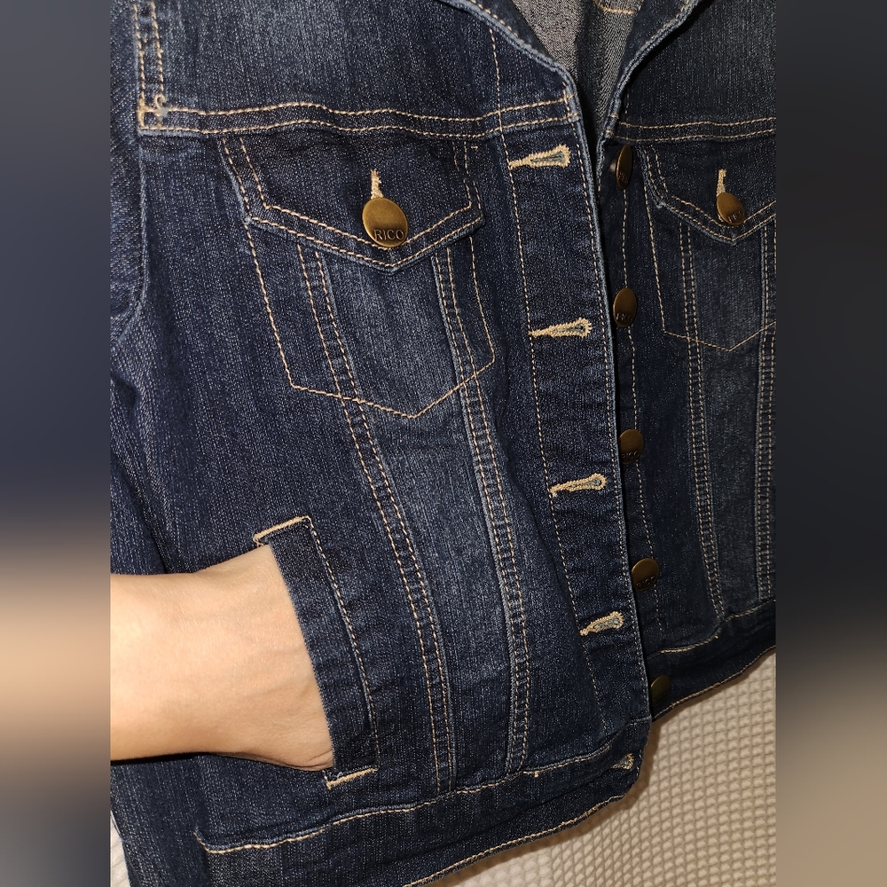 Boutique Jean Jacket, Size S - Picture 2 of 9